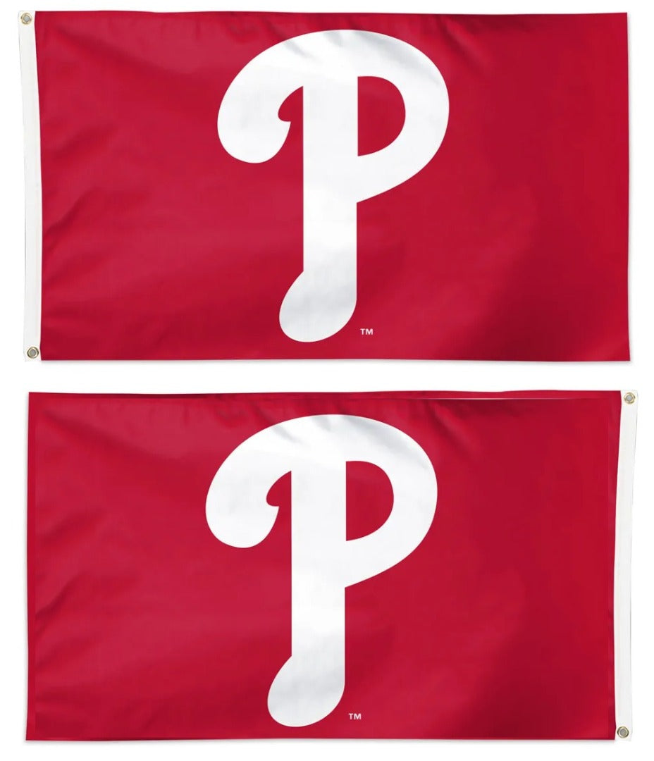 Philadelphia Phillies Flag 3x5 P Logo 2 Sided heartlandflags