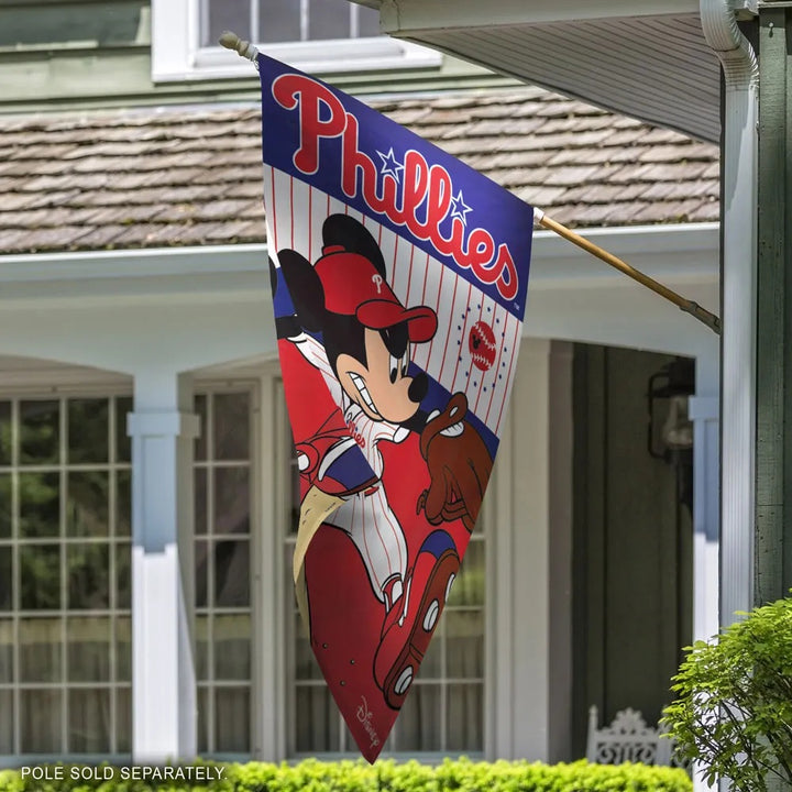 Philadelphia Phillies Flag Mickey Mouse Baseball House Banner heartlandflags