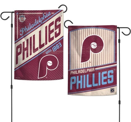 Philadelphia Phillies Garden Flag 2 Sided Vintage heartlandflags