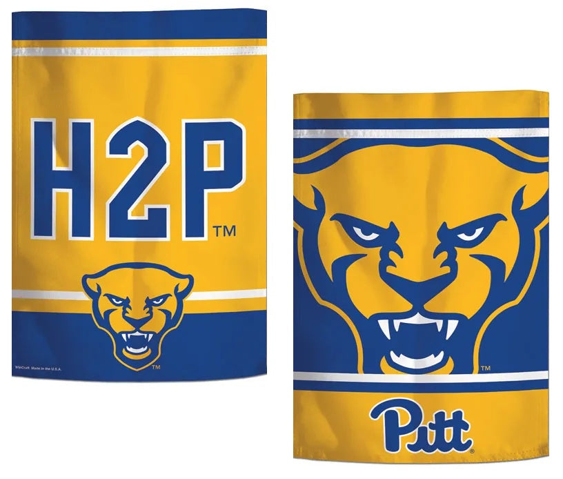 Pittsburgh Panthers Garden Flag 2 Sided Hail To Pittsburgh heartlandflags