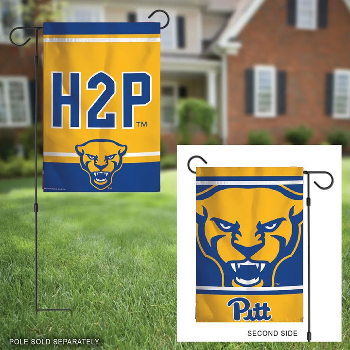 Pittsburgh Panthers Garden Flag 2 Sided Hail To Pittsburgh heartlandflags