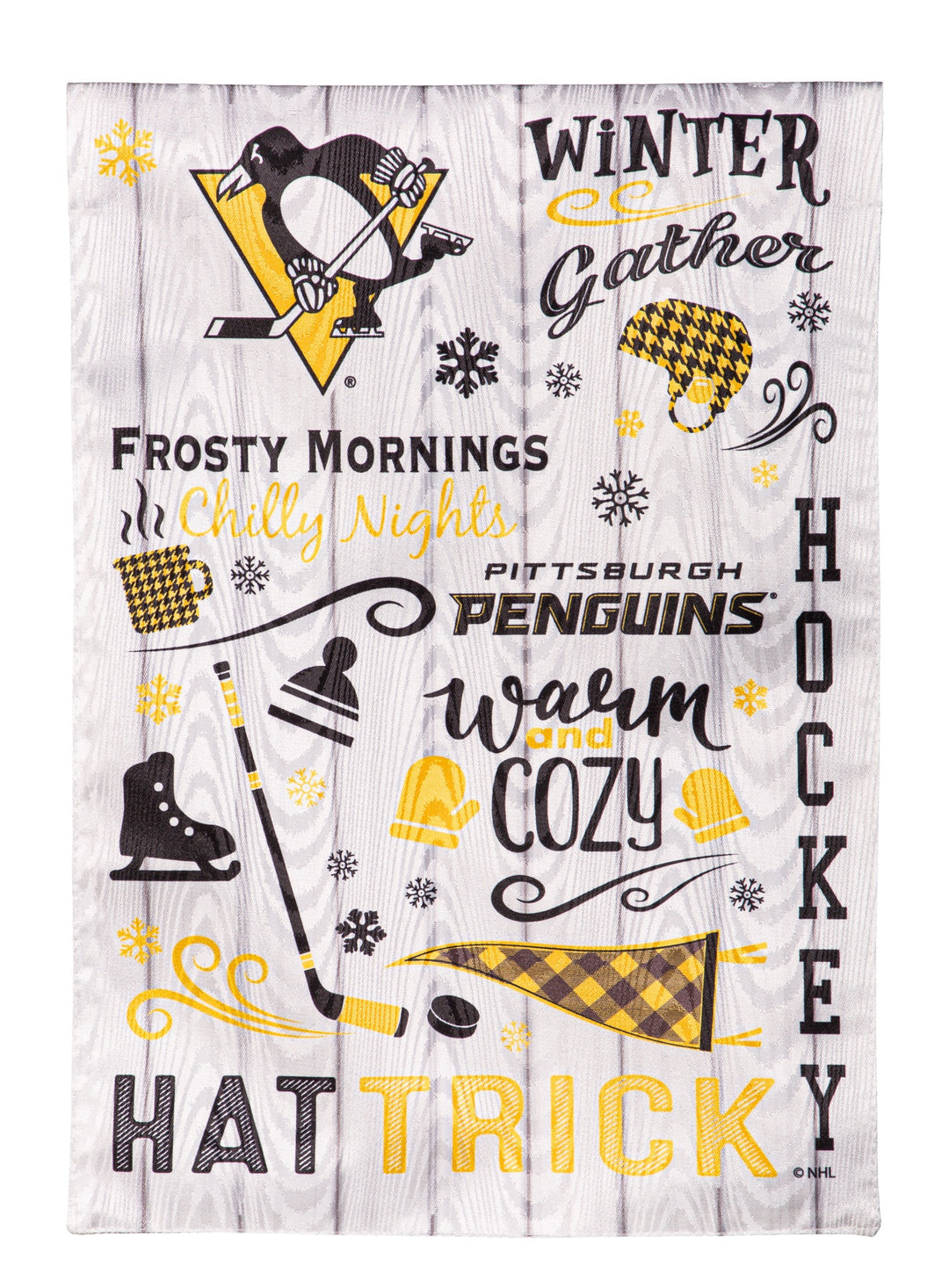 Pittsburgh Penguins Seasonal 2 Sided Garden Flag heartlandflags
