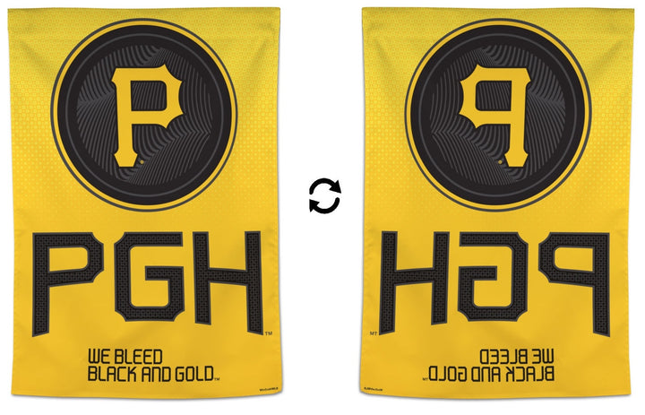 Pittsburgh Pirates Banner City Connect Flag PGH heartlandflags