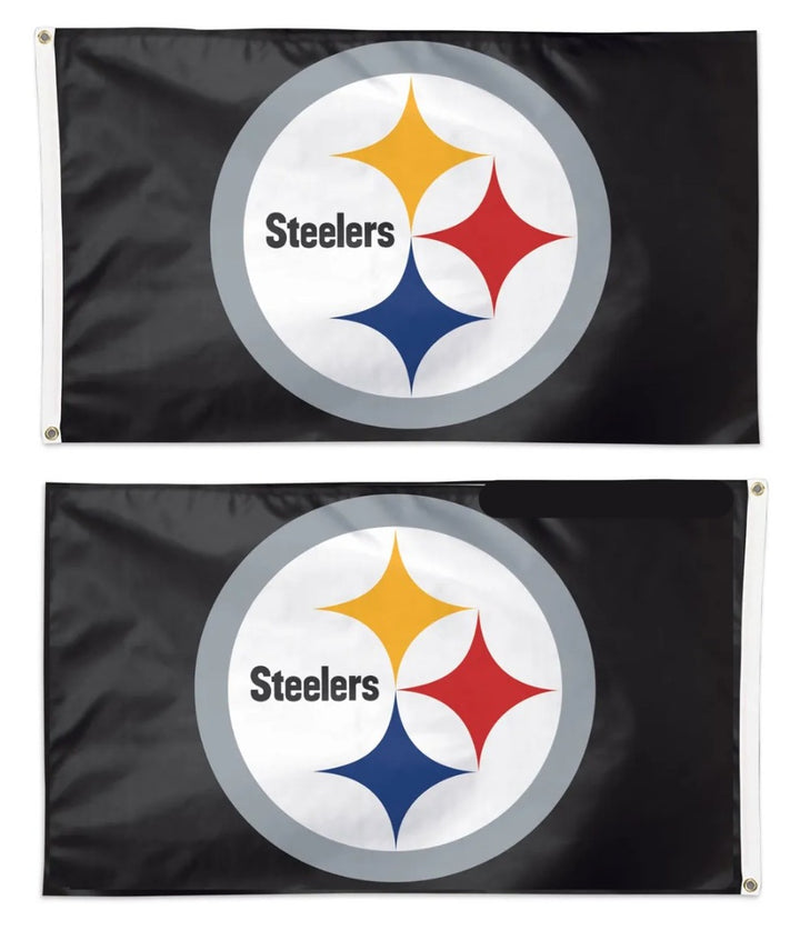 Pittsburgh Steelers 2 Sided 3x5 Black Flag heartlandflags