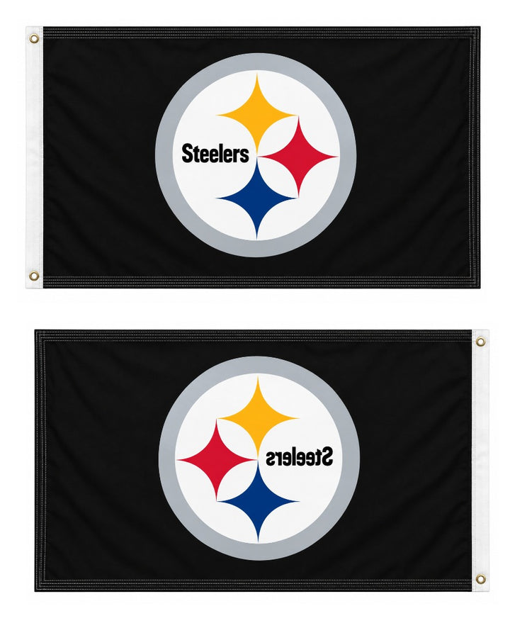 Pittsburgh Steelers Black 3x5 Flag heartlandflags