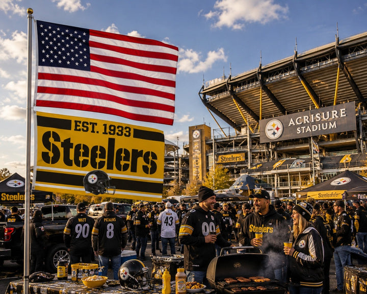 Pittsburgh Steelers Flag 3x5 Est 1933 heartlandflags