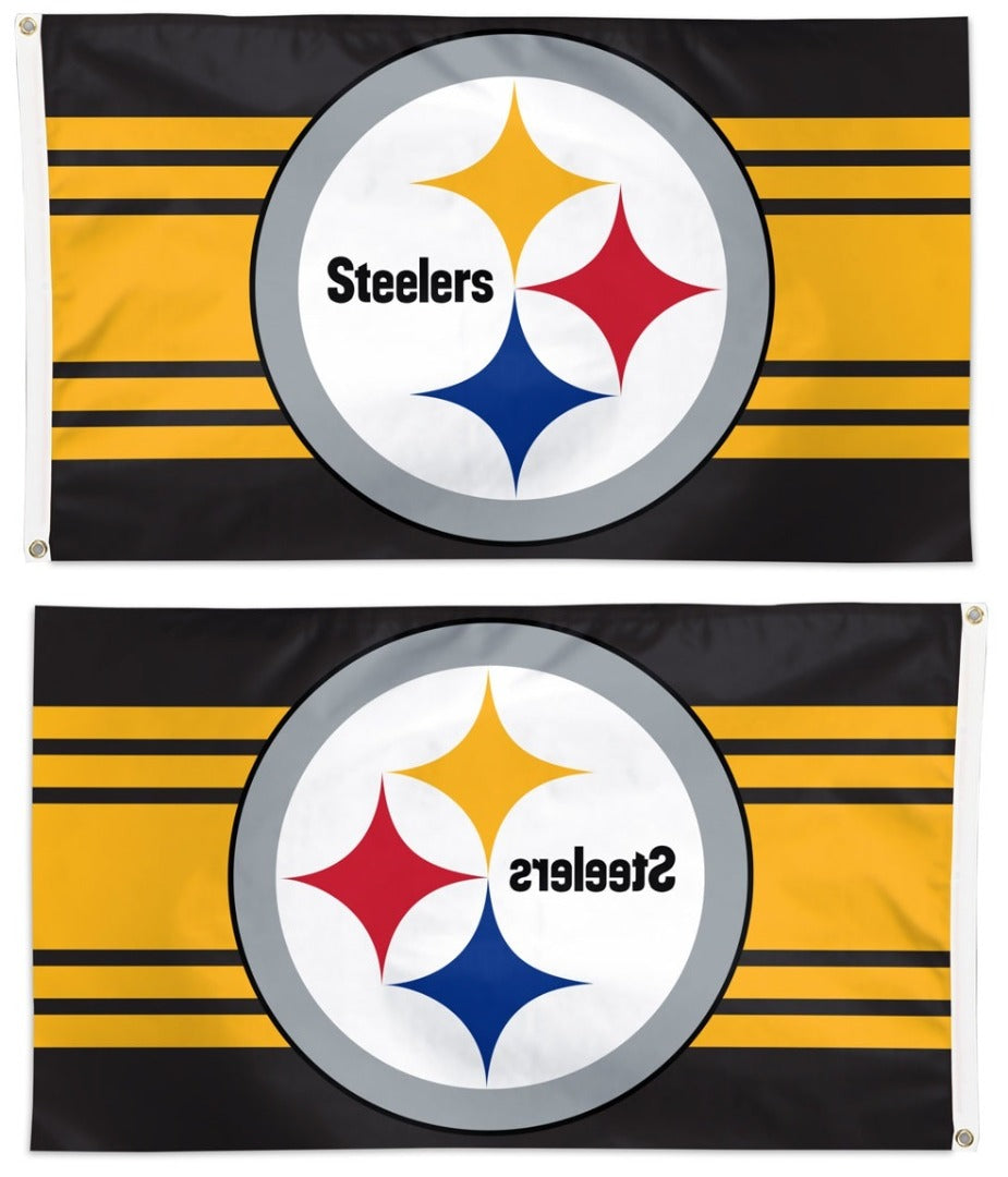 Pittsburgh Steelers Flag 3x5 Stripes heartlandflags