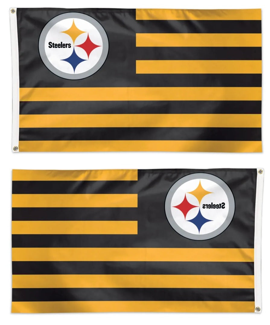 Pittsburgh Steelers Flag Americana 3x5 Stripes heartlandflags