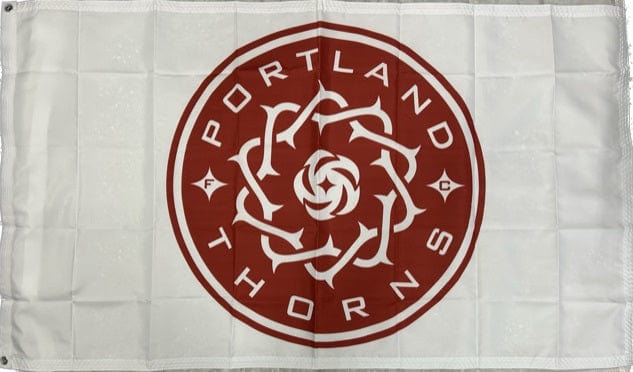 Portland Thorns FC Flag 3x5 Soccer NWSL White heartlandflags