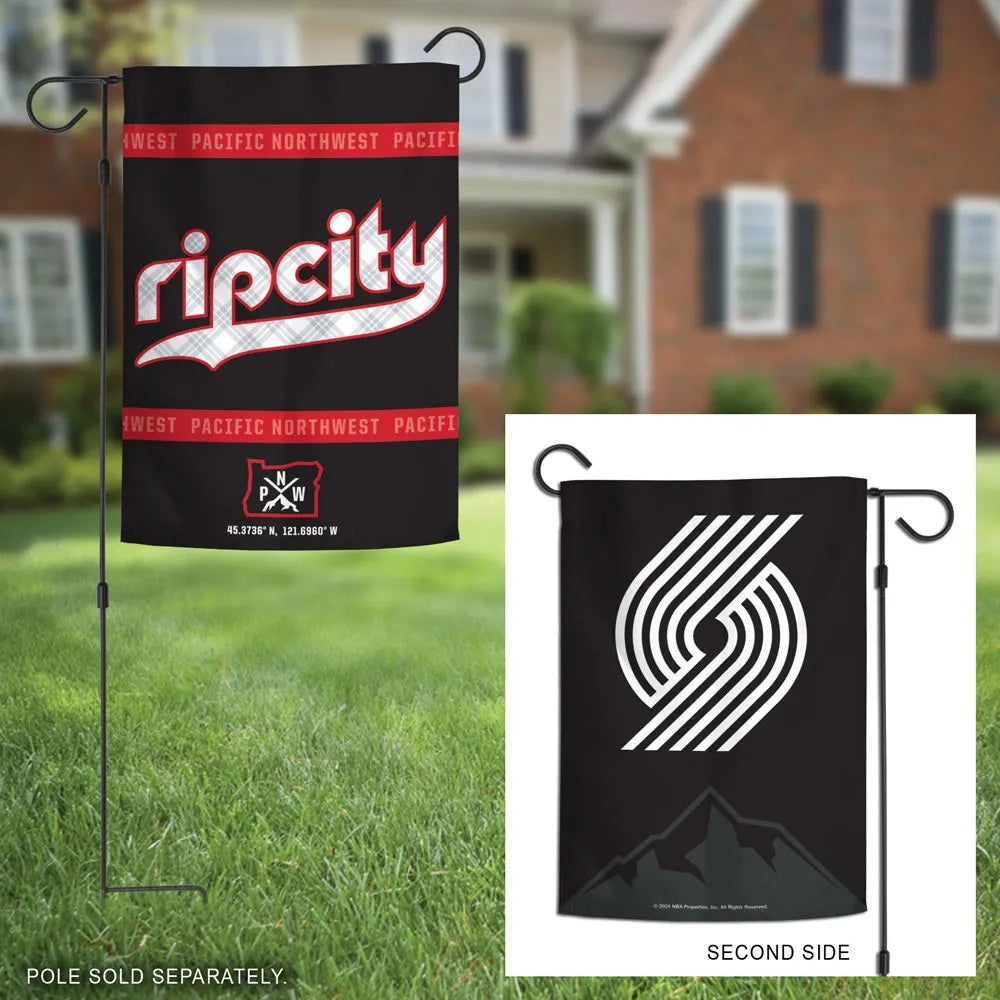 Portland Trail Blazers City Garden Flag 2 Sided heartlandflags