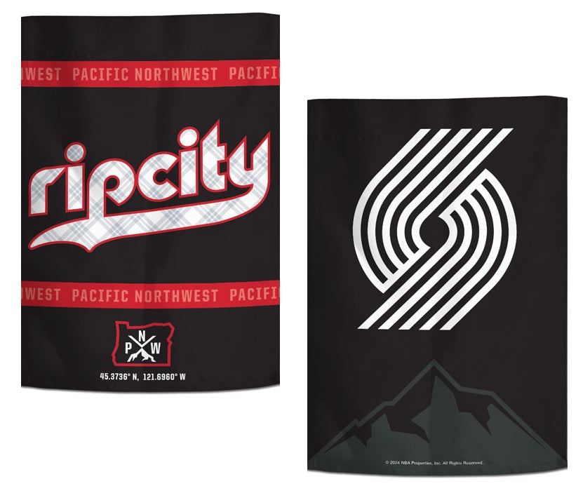 Portland Trail Blazers City Garden Flag 2 Sided heartlandflags