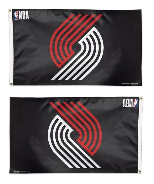 Portland Trail Blazers Flag 3x5 Black heartlandflags
