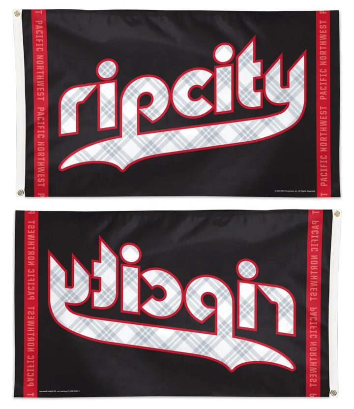 Portland Trailblazers Flag 3x5 City Logo heartlandflags