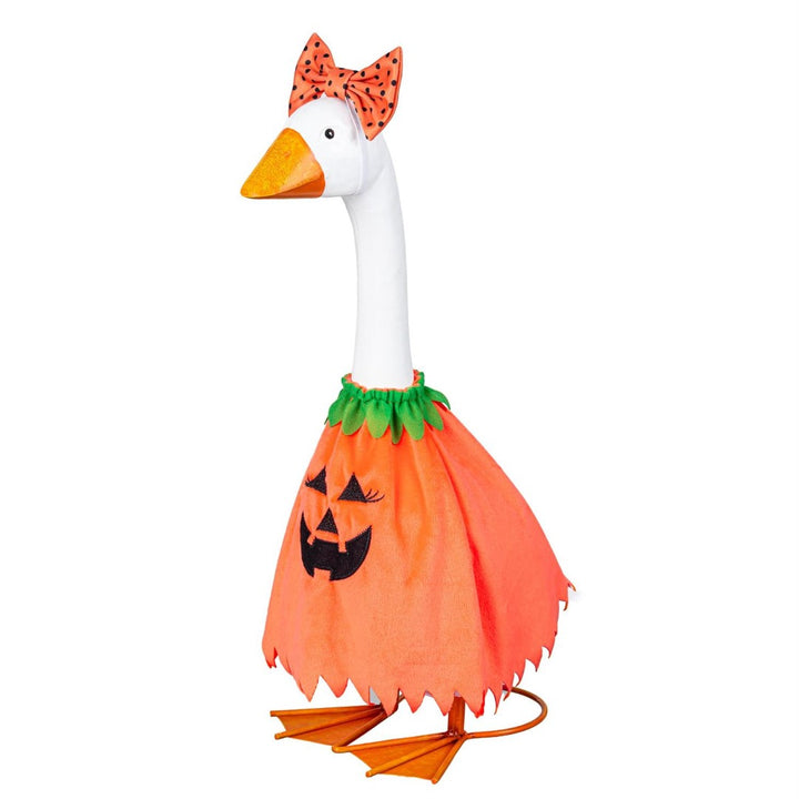 Pumpkin Porch Goose Outfit Giddy heartlandflags