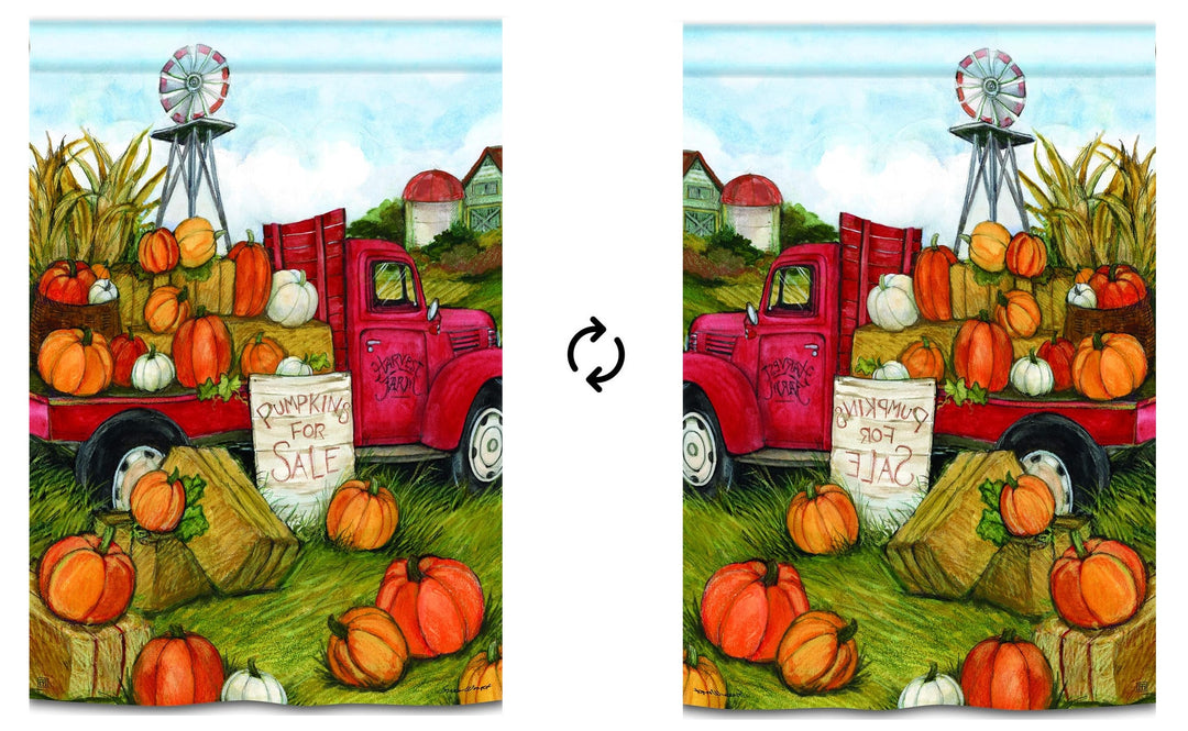 Pumpkins For Sale Fall Banner heartlandflags