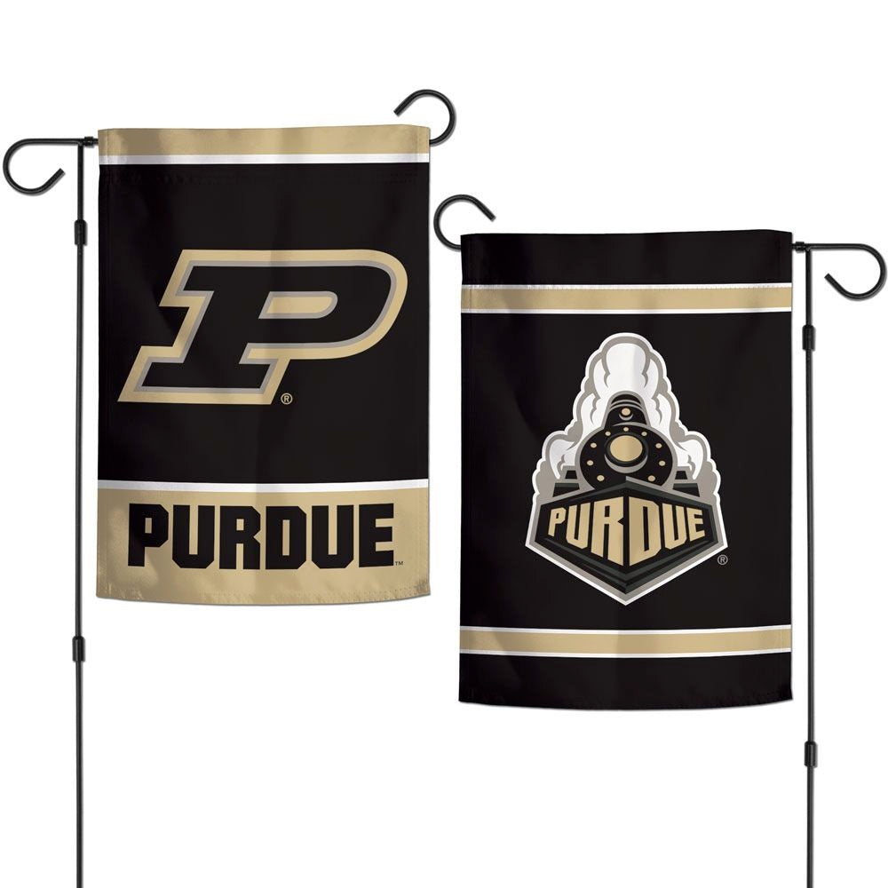 Purdue Boilermakers Garden Flag 2 Sided Logo heartlandflags