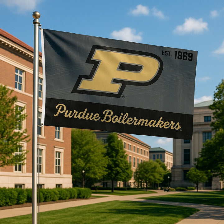 Purdue Boilermakers Vintage 3x5 Flag heartlandflags