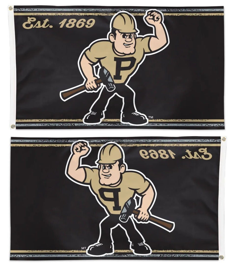 Purdue Flag 3x5 Boilermakers Mascot heartlandflags