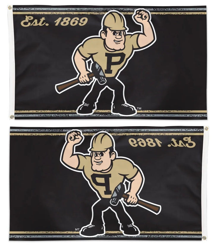 Purdue Flag 3x5 Boilermakers Mascot heartlandflags