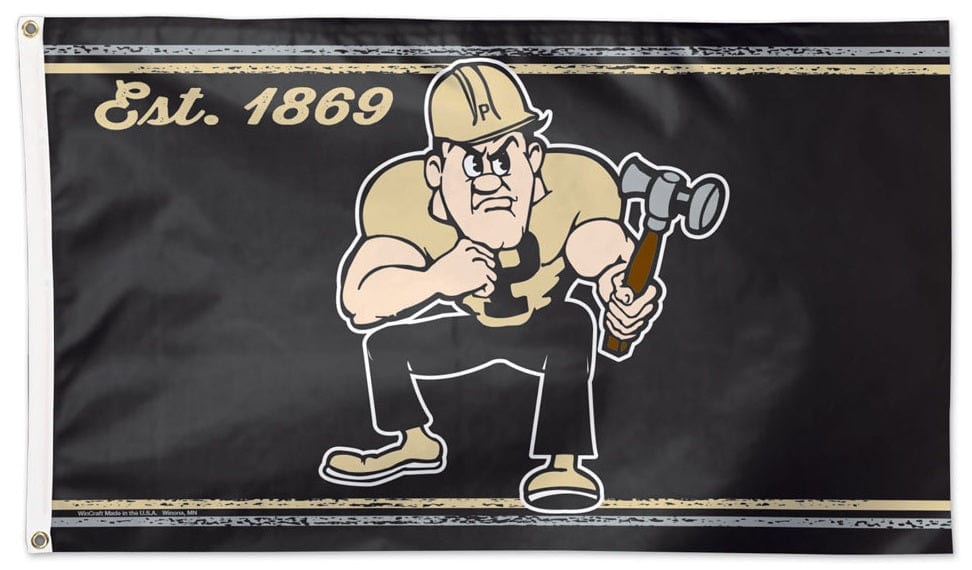 Purdue Flag 3x5 Boilermakers Mascot heartlandflags