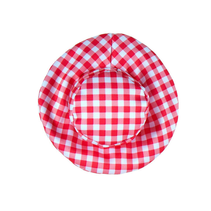 Red Gingham Dress Porch Goose Outfit heartlandflags