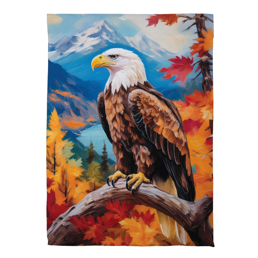 Regal Fall Eagle 2 Sided Garden Flag heartlandflags