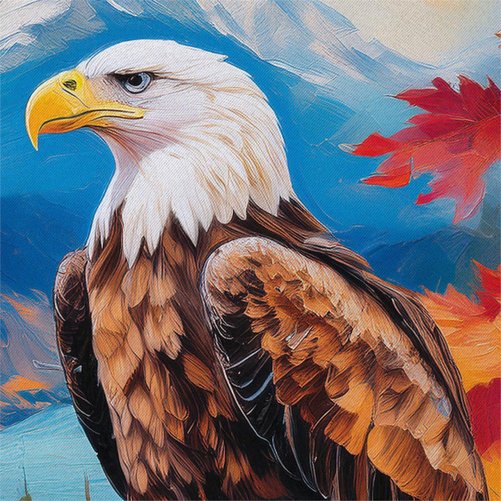 Regal Fall Eagle 2 Sided Garden Flag heartlandflags