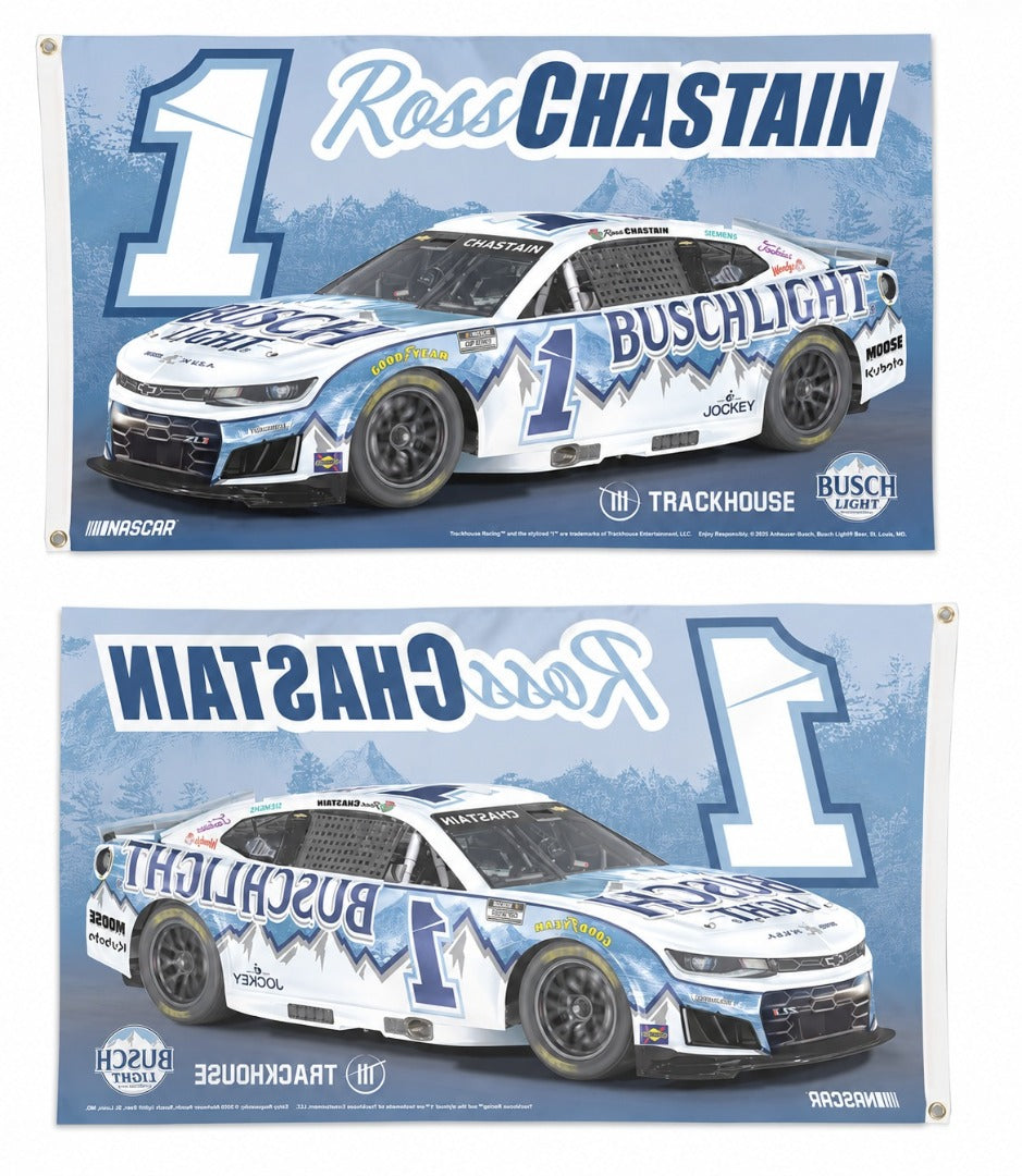 Ross Chastain Busch Light 3x5 Flag 2026 heartlandflags
