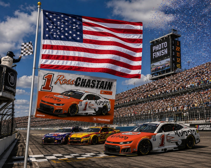 Ross Chastain Kubota 3x5 Flag 2026 heartlandflags