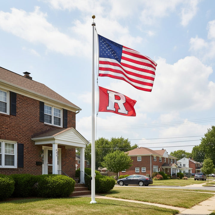 Rutgers 2 Sided 3x5 Flag heartlandflags