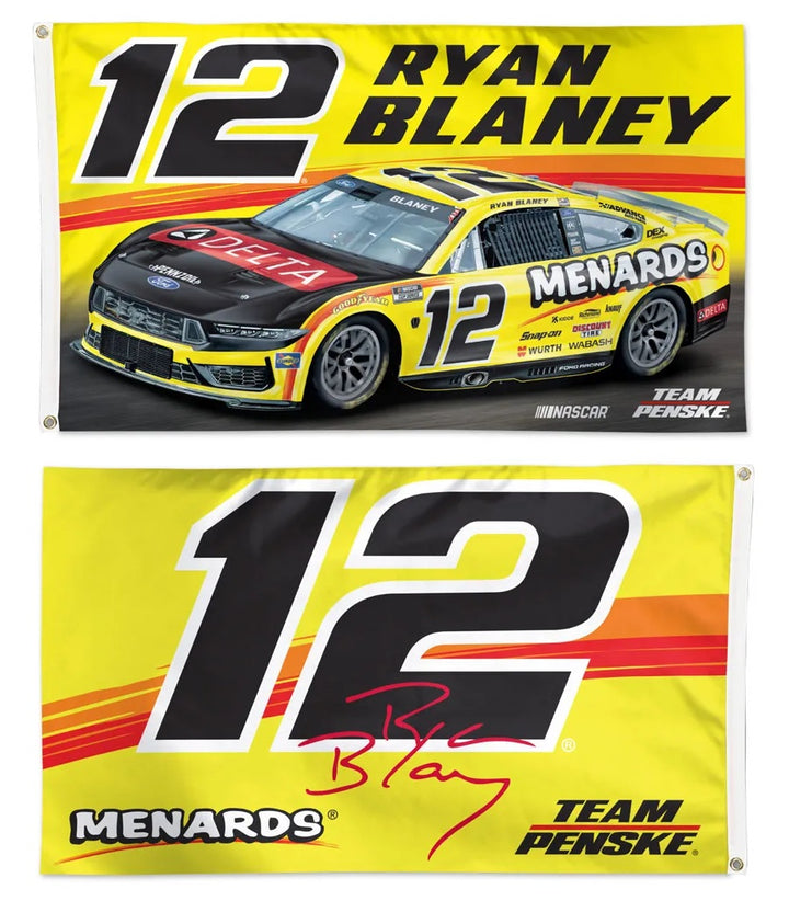 Ryan Blaney 2 Sided Flag 2026 heartlandflags