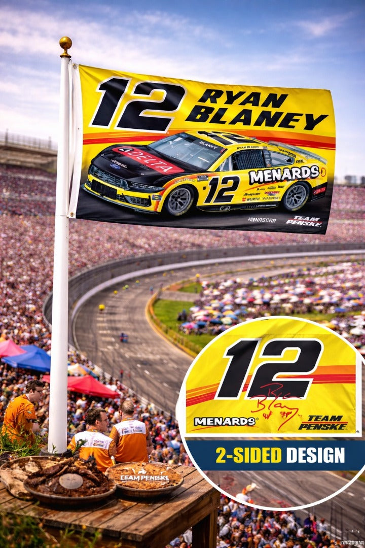 Ryan Blaney 2 Sided Flag 2026 heartlandflags