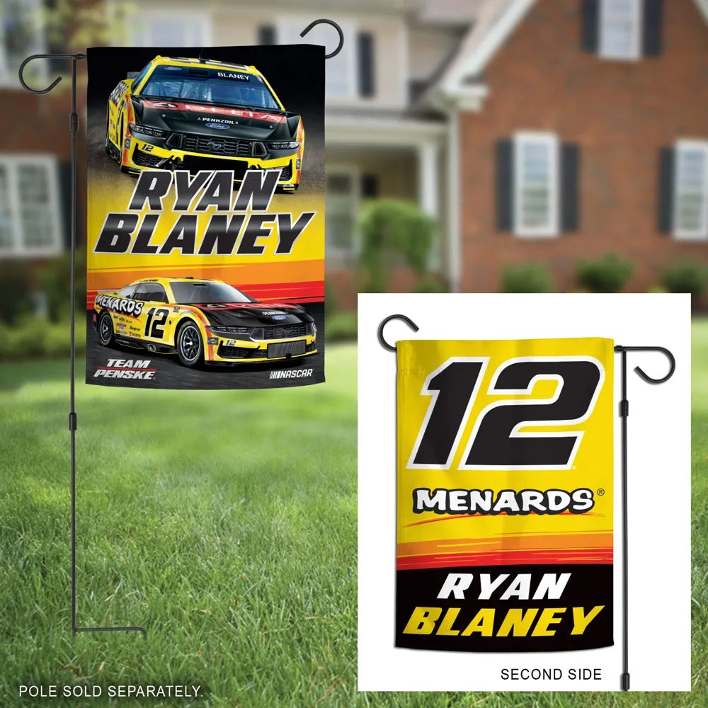 Ryan Blaney 2 Sided Garden Flag 2026 heartlandflags