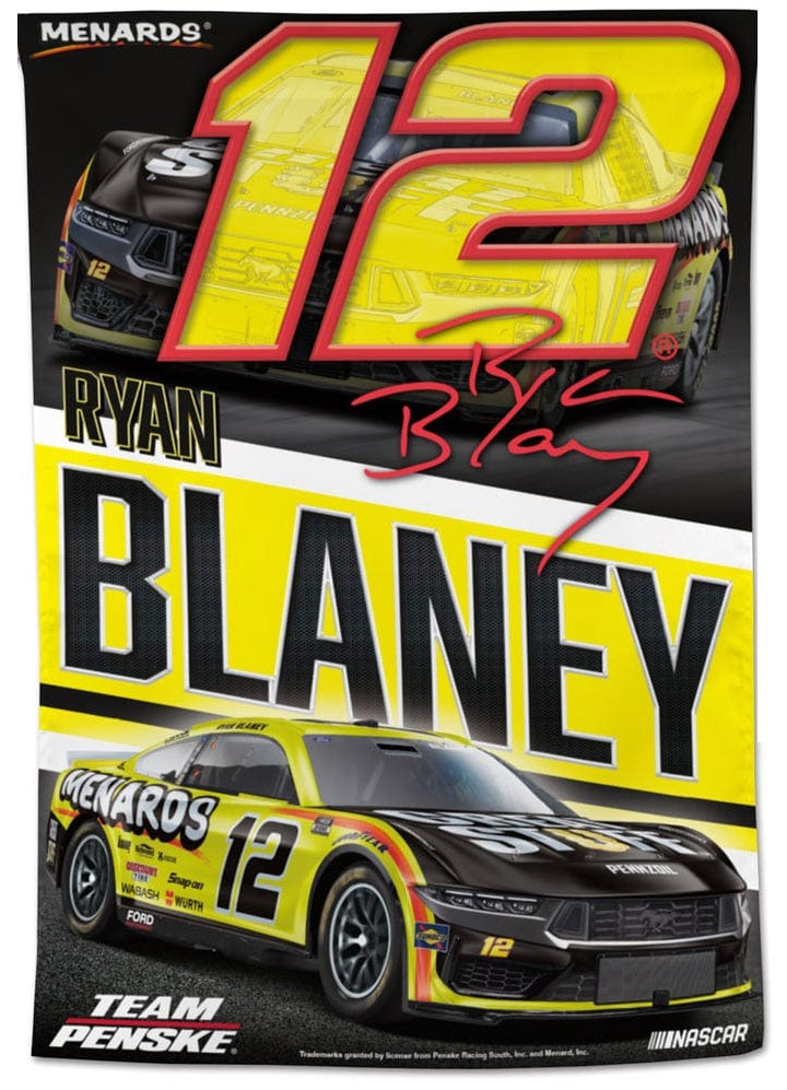 Ryan Blaney Banner 2024 Flag heartlandflags