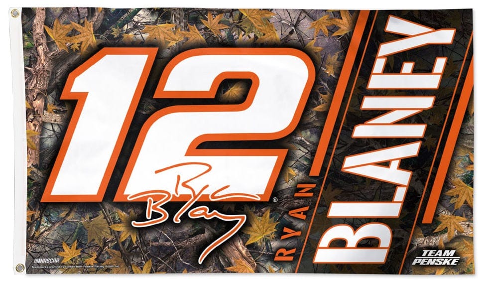 Ryan Blaney Flag 3x5 Camo #12 heartlandflags