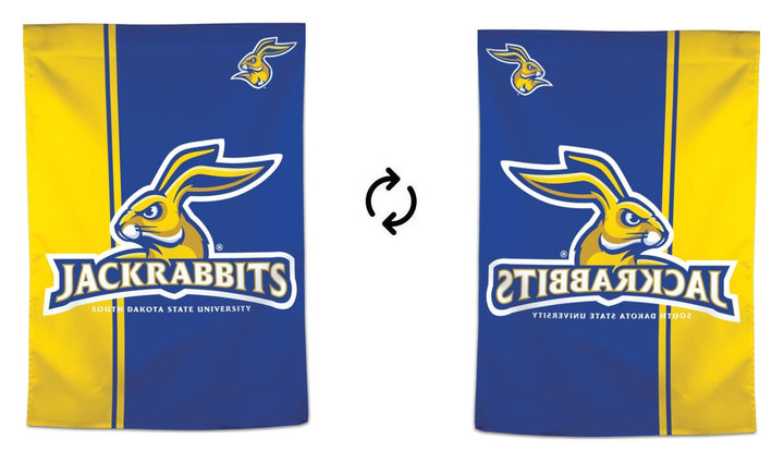 SDSU Jackrabbits Striped Banner heartlandflags