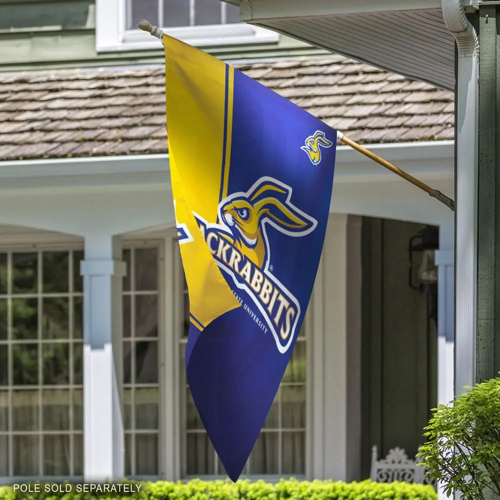 SDSU Jackrabbits Striped Banner heartlandflags