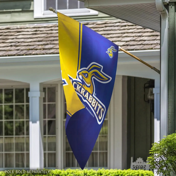 SDSU Jackrabbits Striped Banner heartlandflags
