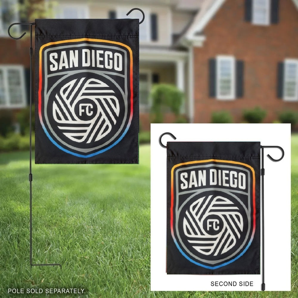 San Diego FC 2 Sided Garden Flag heartlandflags