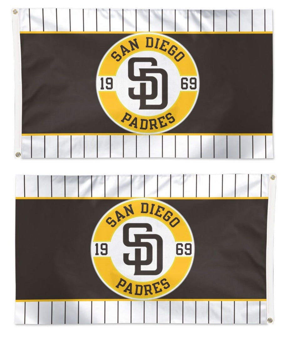 San Diego Padres Embroidered Flag 2 Sided 3x5 heartlandflags