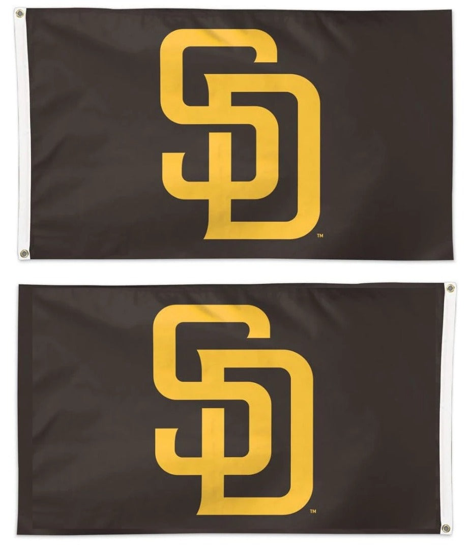 San Diego Padres Flag 2x3 SD Logo 2 Sided heartlandflags