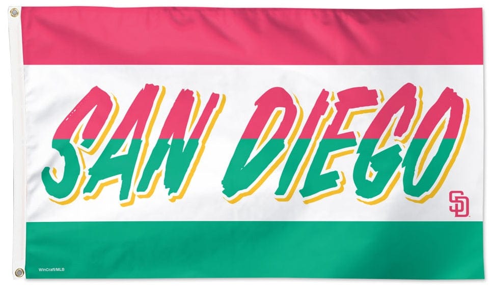 San Diego Padres Flag 3x5 City Connect SD heartlandflags