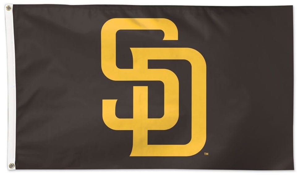 San Diego Padres Flag 2x3 SD Logo 2 Sided heartlandflags