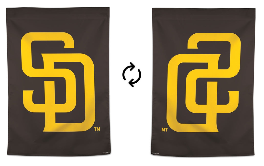 San Diego Padres Flag SD Logo Vertical House Banner heartlandflags