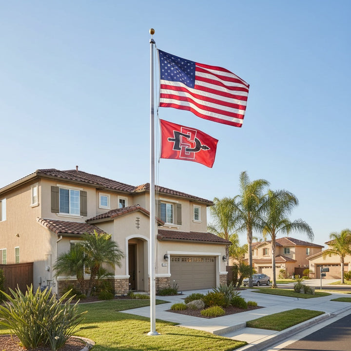 San Diego State University Flag 3x5 Aztecs heartlandflags