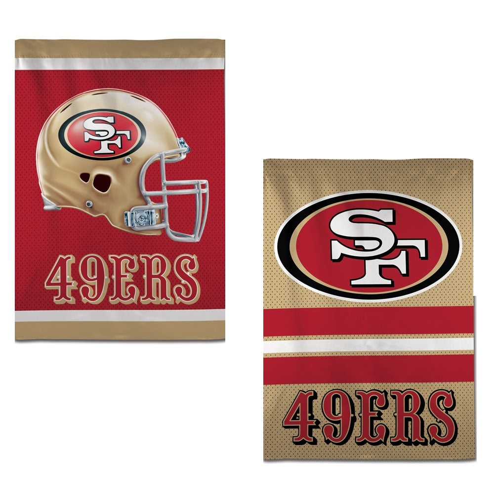 San Francisco 49ers Banner 2 Sided Vertical Flag heartlandflags