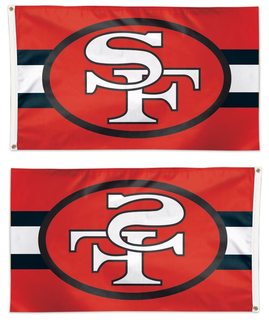 San Francisco 49ers Flag 3x5 Classic Retro Logo heartlandflags