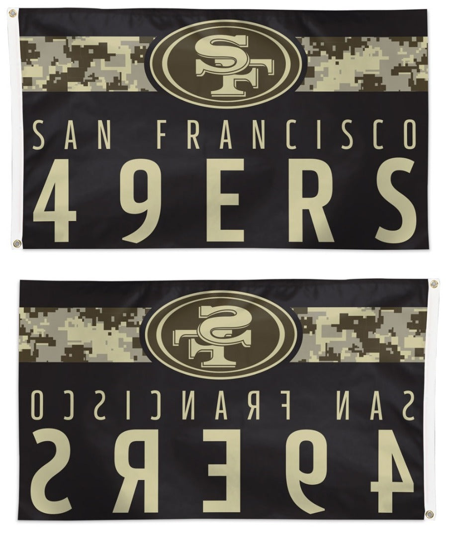 San Francisco 49ers Flag 3x5 Digi Camo Military heartlandflags