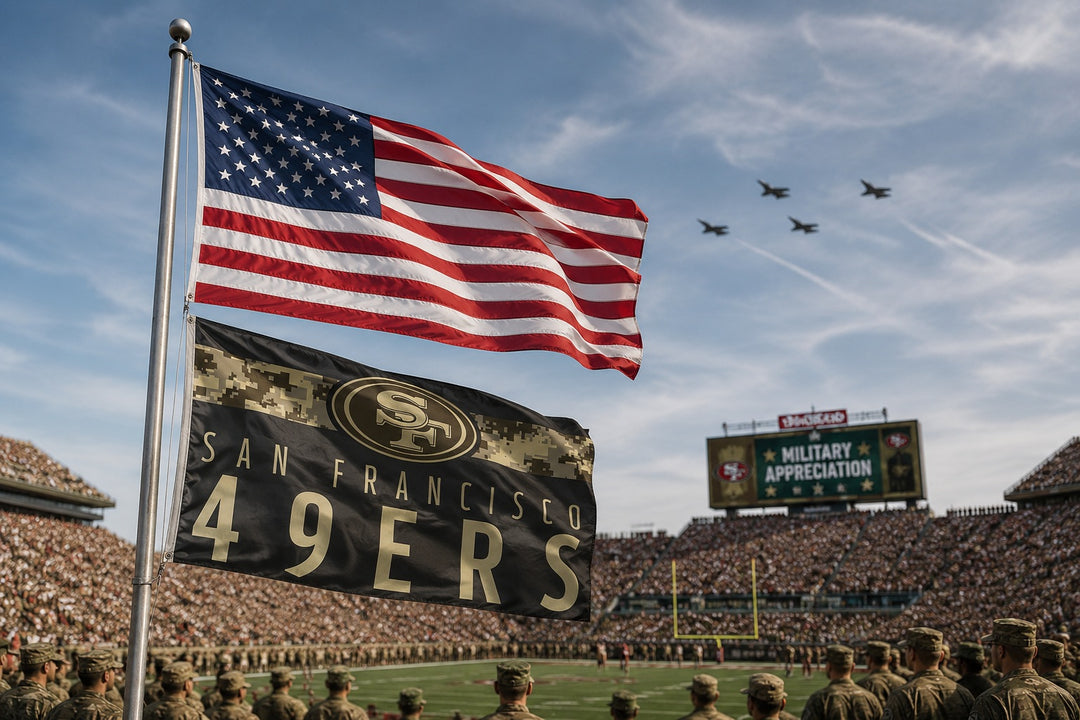 San Francisco 49ers Flag 3x5 Digi Camo Military heartlandflags