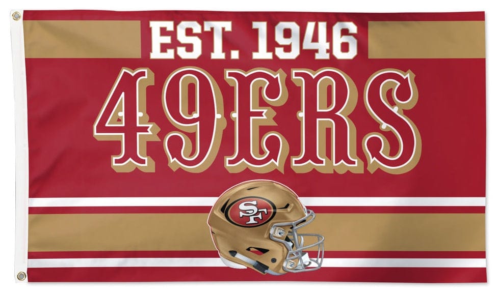 San Francisco 49ers Flag 3x5 Est 1946 heartlandflags